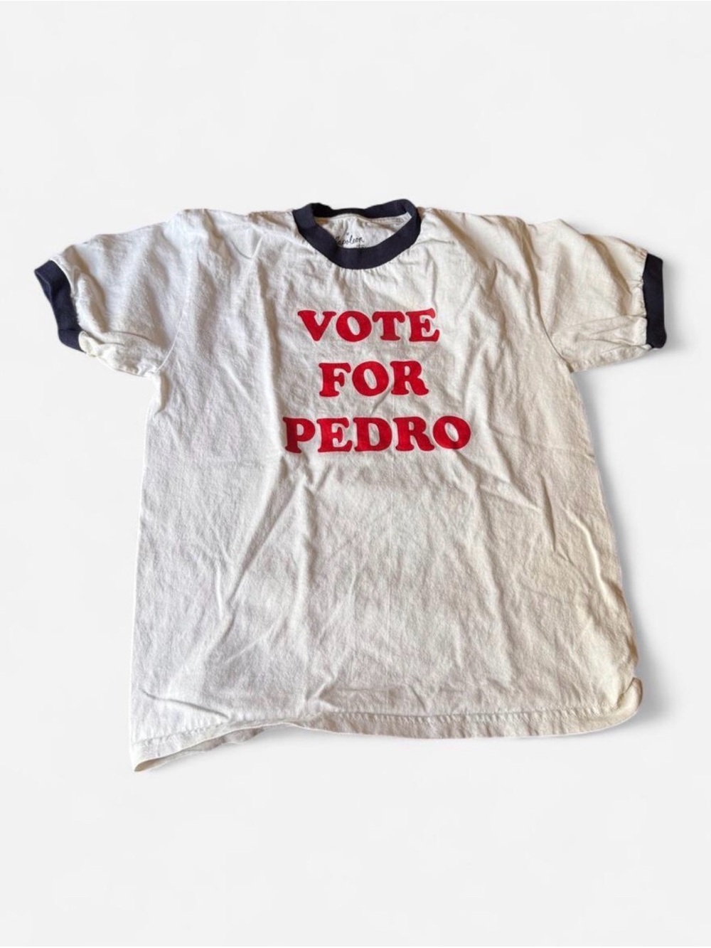 Vintage 2000s Vote for Pedro Napoleon Dynamite Women’s Ringer Tee Y2K Baby Tee